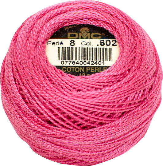 DMC Κλωστή Κεντήματος Cotton Perle No8 Βαμβακερή Ροζ 87m