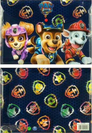 Gim Папка с Бутон за Хартия A4 Многоцветенς Paw Patrol Movie