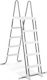Intex Pool Ladder Made of Stainless Steel 132x84cm Silver