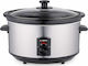 Alpina Appliances Slow Cooker 240W with Capacity 3.5lt Silver