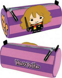 Graffiti Fabric Pencil Case with 1 Compartment Pink