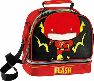 Graffiti Schulter-Lunch-Tasche Rot L20 x B16 x H22cm