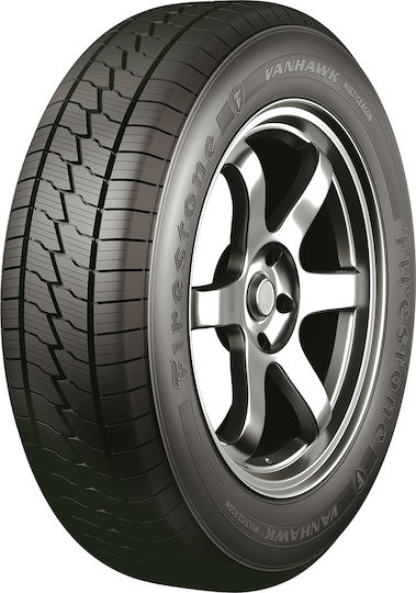 Firestone Vanhawk Multiseason 235/65R16 121R M+S 3PMSF 4 Сезона Гума за Лекотоварен Камион