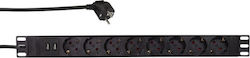 LogiLink PDU8C02 Rack-Steckdosenleiste