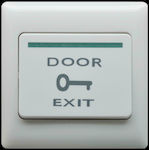 Dahua AL-86 Complete Wall Push Exit Button with Frame White PN08693