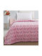 Beauty Home Κουβέρτα Fleece Art Φωσφορίζουσα Ροζ 160x220εκ.