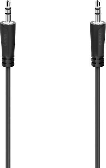 HAMA Cablu De Sunet Jack 3,5 Mm Male - 3,5 Mm Male Negru 1,5m 00205262