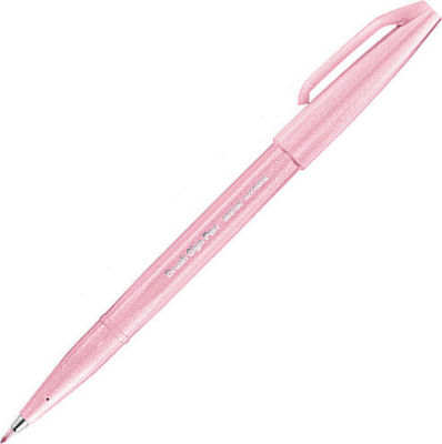 Pentel Brush Sign Pen Marker de Proiectare Pale Pink