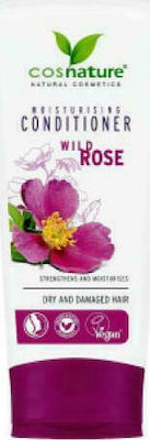 Cosnature Wild Rose Haarspülung Feuchtigkeitsspendend für alle Haartypen 200ml