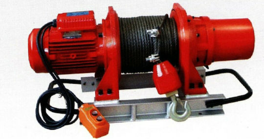 Nova Ηλεκτρικό Παλάγκο 380V 1.5Hp για Φορτίο Βάρους έως 3t σε Κόκκινο Χρώμα