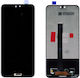Οθόνη Grade A με Μηχανισμό Αφής για Huawei P20 (Μαύρο)