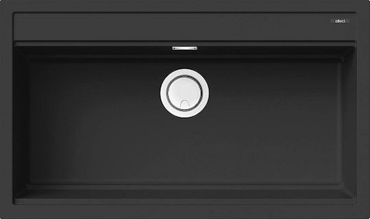Elleci Best 360 Keratek LKB36086 Drop-In Sink Synthetic Granite W86xD51cm Black