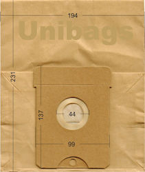 Unibags 185C Staubsaugerbeutel 5Stück Kompatibel mit Staubsauger AEG / Electrolux