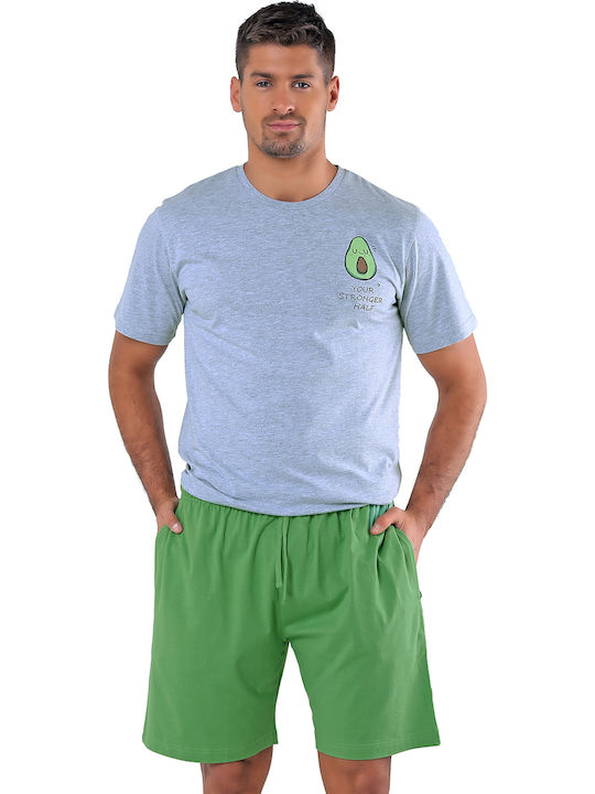 Bonatti Edgar Men's Summer Cotton Pajamas Set Green