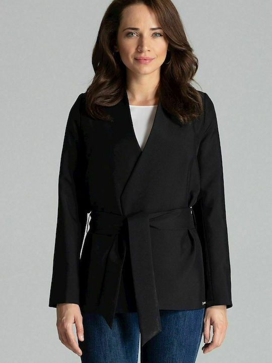 Lenitif Damen Blazer Schwarz