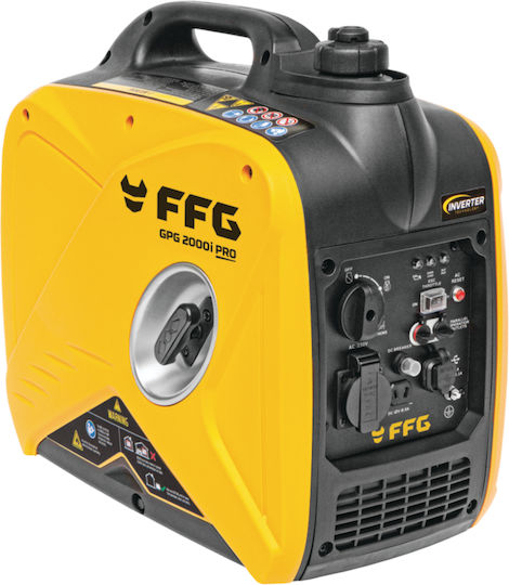 FFG GPG 2000i Pro Αθόρυβη Γεννήτρια Βαλιτσάκι Inverter Βενζίνης Τετράχρονη με Χειροκίνητη Μίζα και Μέγιστη Ισχύ 2.5kVA
