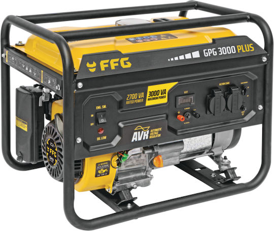 FFG GPG 3000 Plus Generator Gasoline Four-stroke with Handle and Maximum Power 3kVA