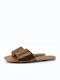 Topway Women's Flat Sandals in Brown Color