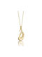 Gold plated silver lilalo necklace 925º.