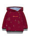 Kinderpullover Langarm Burgundisch