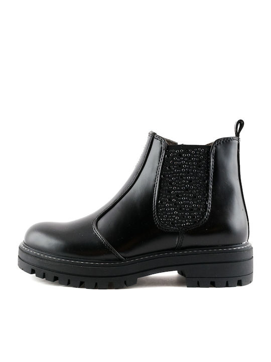 Kids Boots with Zipper Black
