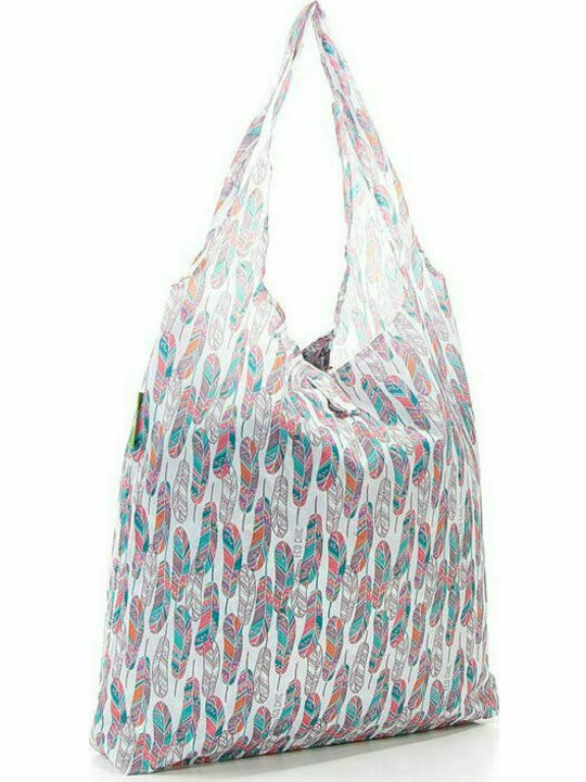 Eco Chic Feather Stoff Einkaufstasche