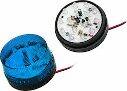 Car Beacon LED 12V Waterproof 7.3cm with Red Lighting