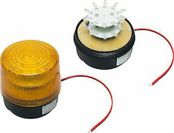 Blow Φάρος Αυτοκινήτου LED 12V Αδιάβροχος 10cm με Πορτοκαλί Φωτισμό