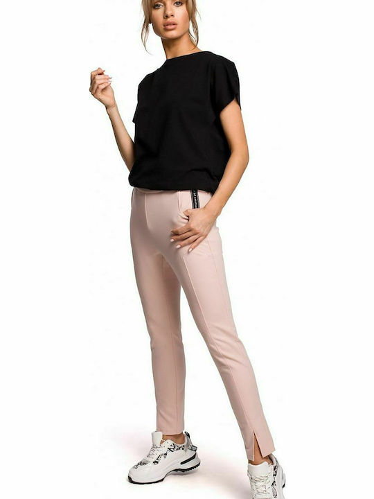 MOE M493 Women's High-waisted Cotton Trousers w...