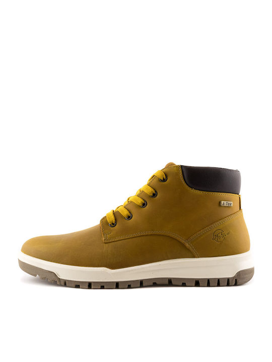 Jacalu 4255 Leder Gelb Herrenstiefel
