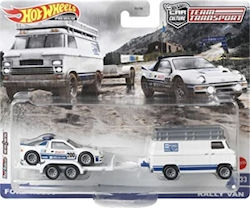 Hot Wheels Premium Car Culture Team Transport - Ford RS200 Rally Van για 3+ Ετών