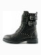 Carmela Footwear 67565 Leather Women's Ankle Boots Black