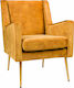 Denise Nabuk Armchair Gold 73x64x87cm
