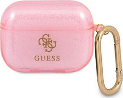 Guess Glitter Collection Husă din Silicon cu Câ...
