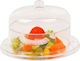 BigBuy Disposable Plastic PS Tableware for Cold Transparent 6pcs