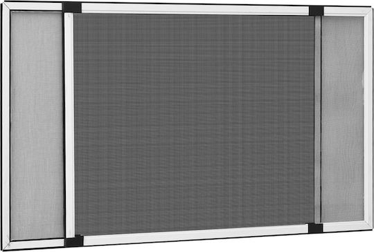 vidaXL Screen Window Sliding White from Fiberglass 100x193cm 149041