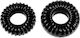 Perfect Fit Brand XPlay Gear Ribbed Cock Rings Mixed Pack Σετ Δαχτυλίδια Πέους Μαύρα