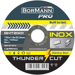 Bormann Pro BHT2001 Δίσκος Κοπής Μετάλλου 125mm 035589