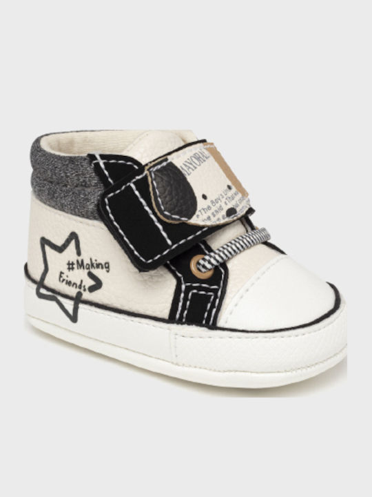 Mayoral Baby Booties White