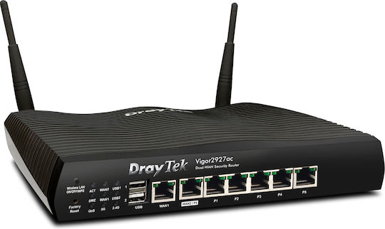 Draytek Vigor 2927ac Ασύρματο Router Wi‑Fi 5 με 5 Θύρες Gigabit