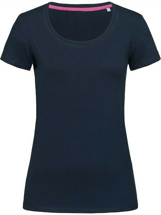 Stedman Claire Γυναικείο Διαφημιστικό T-shirt Κοντομάνικο Marina Blue