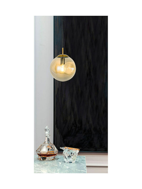 Viokef Oscar Pendant Light Honey Ball with Sock...