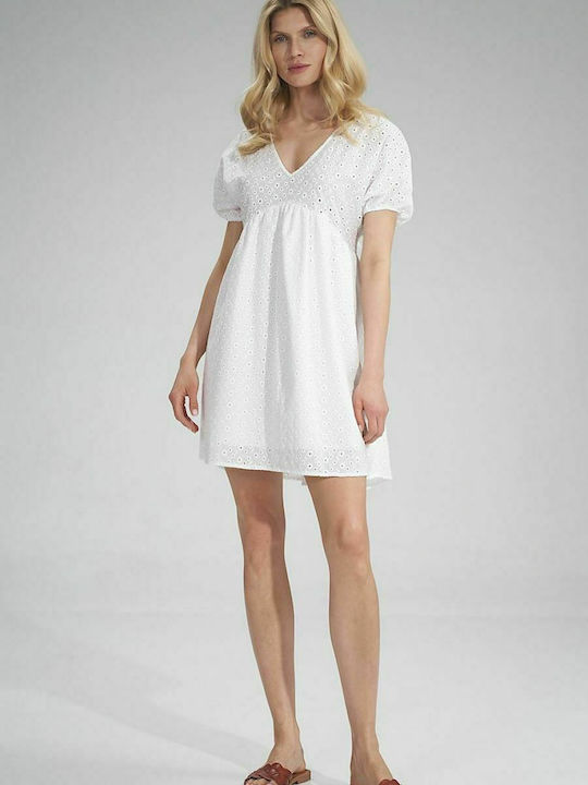 Figl M763 Mini Dress White 154663