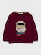 Kids' Sweater Long Sleeve Bordeaux