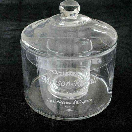 Atmosphera General Use Glass Jar with Lid Transparent 20x20x19.5cm