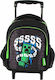 Graffiti Minecraft School Bag Trolley Kindergarten Multicolored