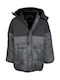 Kids Casual Short Coat with Hood Grey
