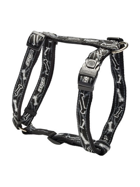 Hundesattel Fancy Black Bone L