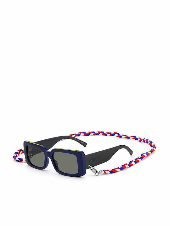 Missoni Women's Sunglasses with Navy Blue Plast...