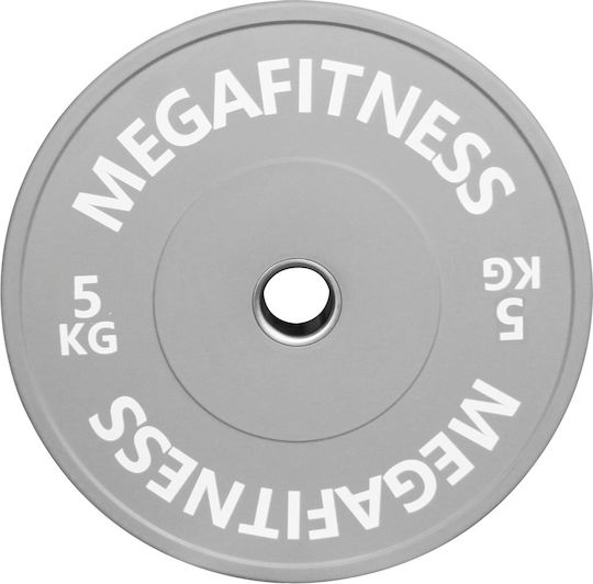 MegaFitness Bumper Bumper Plate Olympic Type Rubber 1 x 5kg Φ50mm